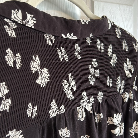 Maeve (Anthropologie) high/low button-up shirt - Picture 6 of 11